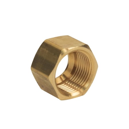 Thrifco Plumbing No. 61-C 1/2 Inch Lead-Free Brass Compression Nut 2/Pack 4401058